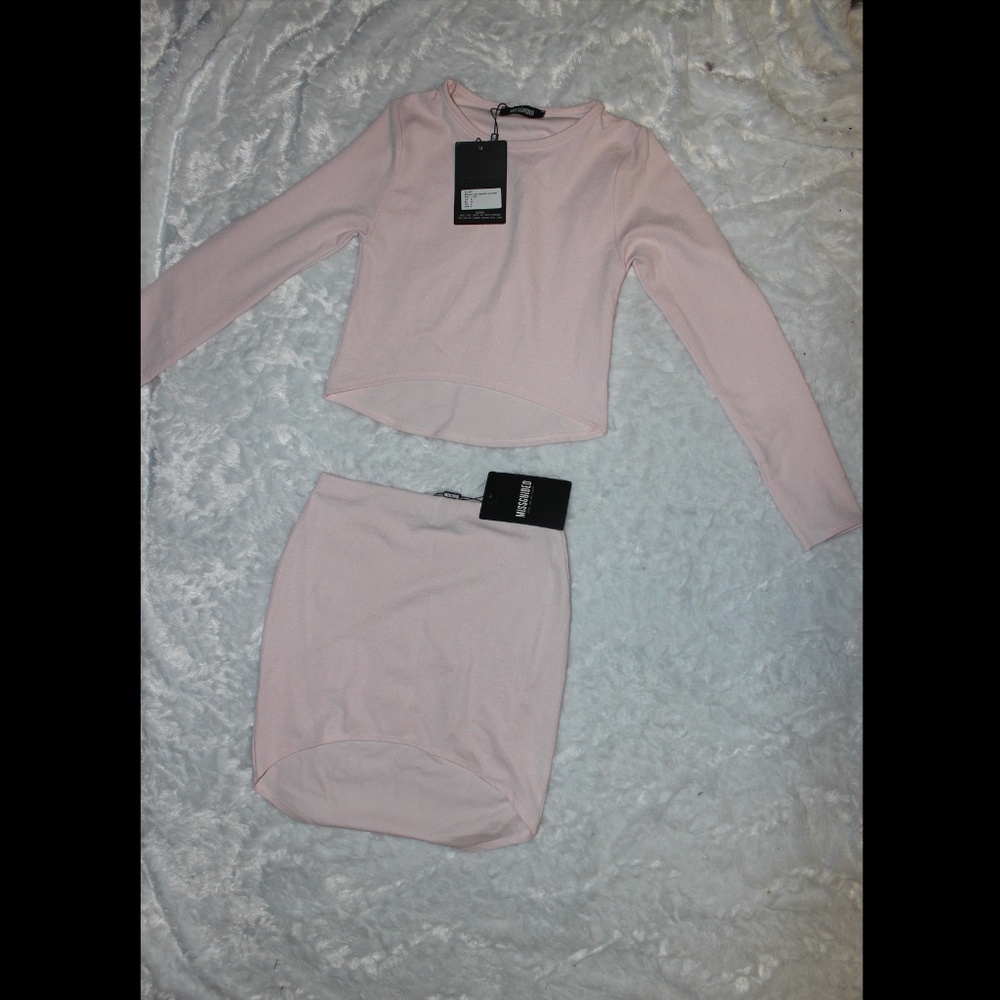 Misguided Skirt and Top set